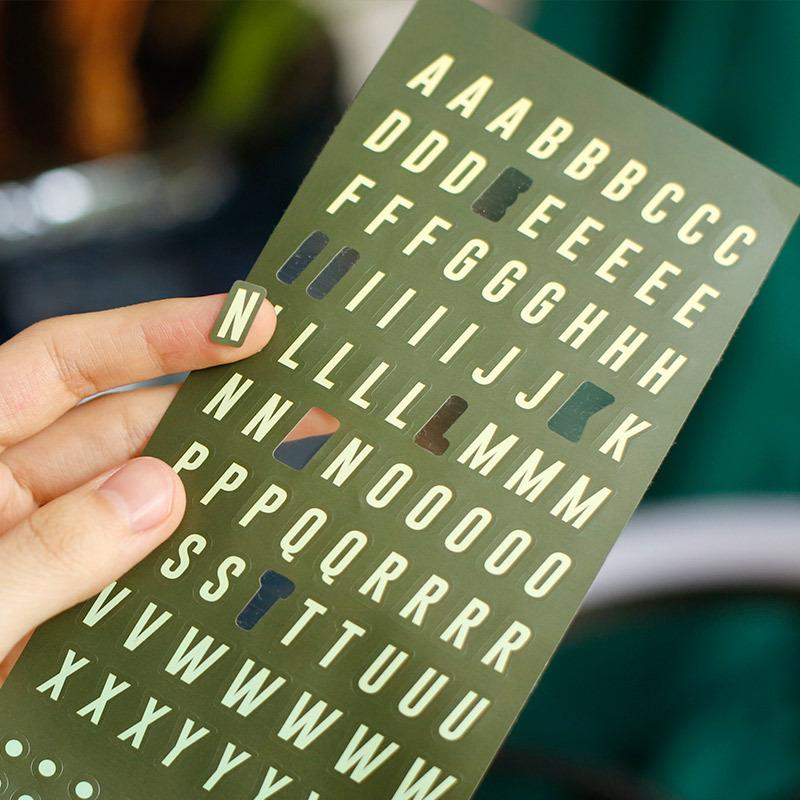 BenzStore Alphabet Sticker