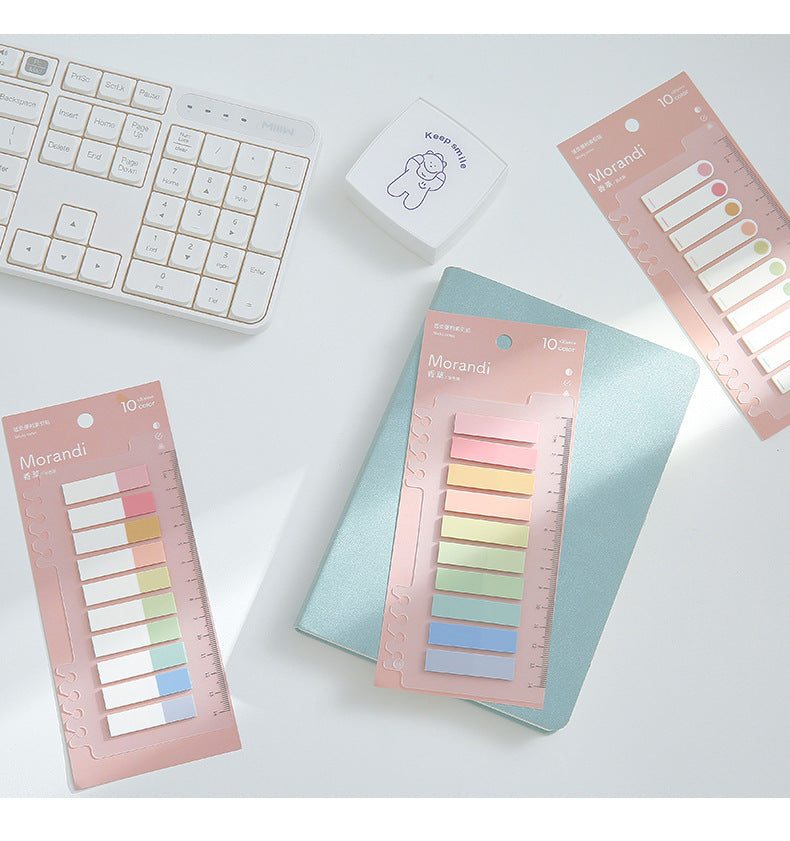 Loose-leaf Index Morandi Color Sticky Notes