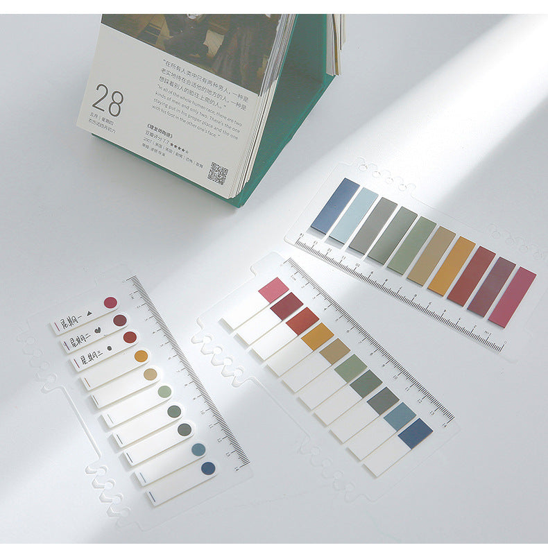 Loose-leaf Index Morandi Color Sticky Notes