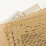 Vintage Material Paper Old Book Series