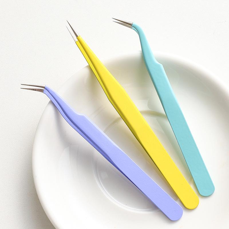 Stainless Steel Tweezers Macarone Color