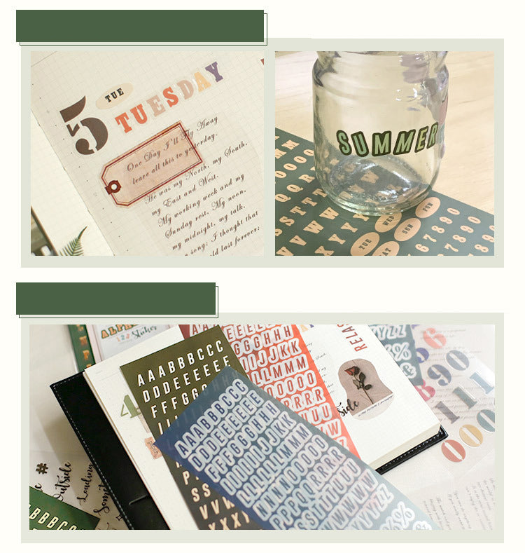 BenzStore Alphabet Sticker