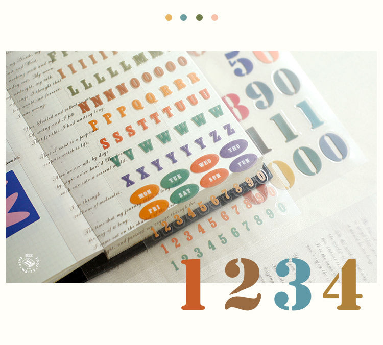 BenzStore Alphabet Sticker