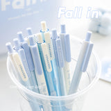 5pcs Blush Color Design Gel Pen Set