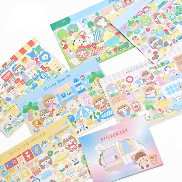 Randloser Molinta-Aufkleberbogen