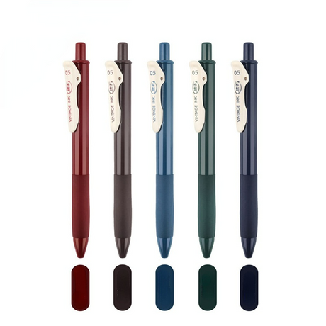 DS-099 Vintage Color Gel Pen Set