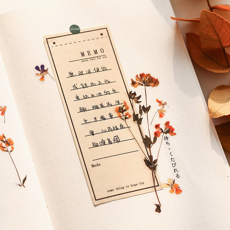 Blumen Serie 2 PET-Aufkleberbogen