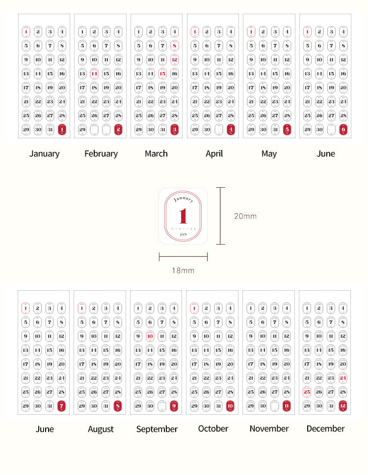 BenzStore 365Days Sticker2 (Black&White)