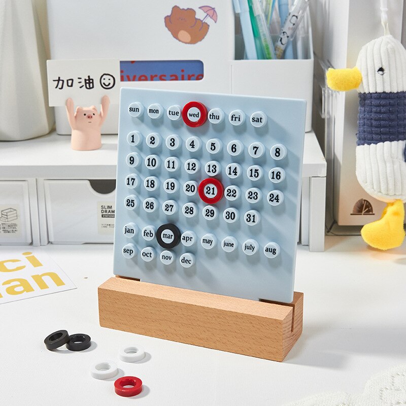 Cute Creativity Desktop Perpetual Calendar