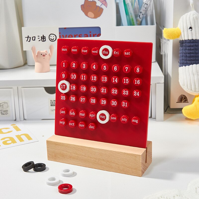 Cute Creativity Desktop Perpetual Calendar