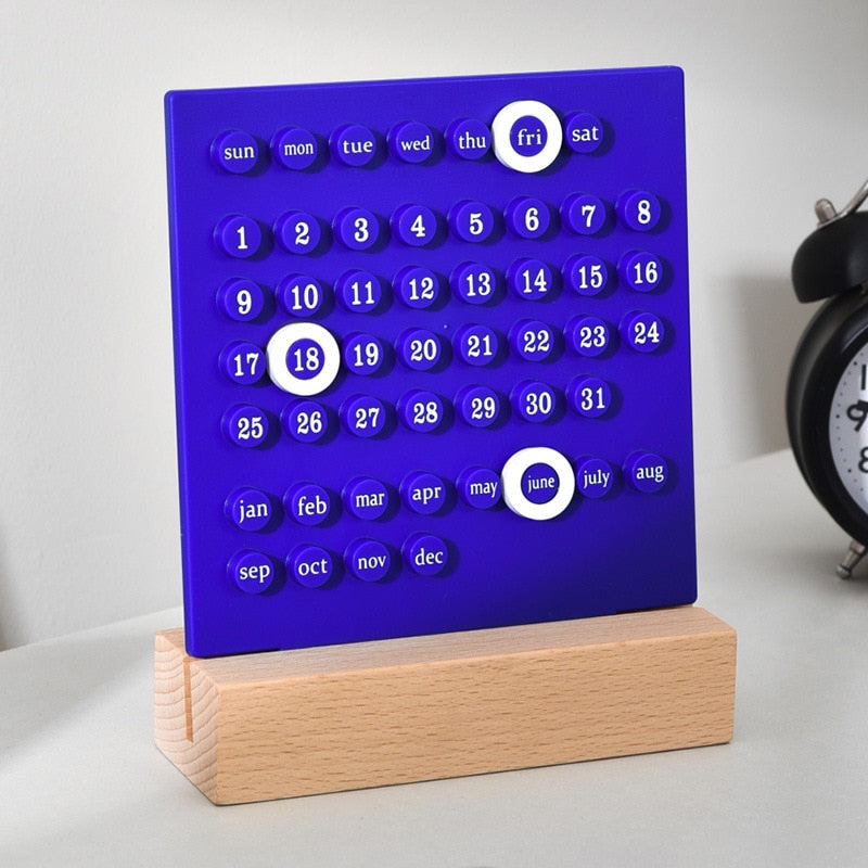 Cute Creativity Desktop Perpetual Calendar