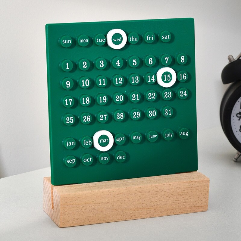 Cute Creativity Desktop Perpetual Calendar