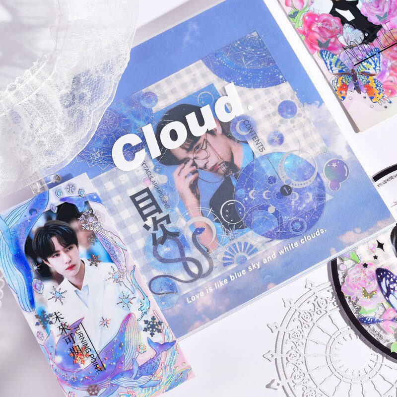 Ausverkauf! Glitzernde Laser-Tiere-Aufkleber