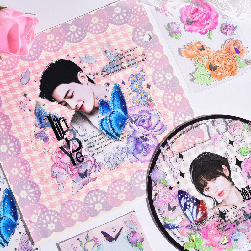 Ausverkauf! Glitzernde Laser-Tiere-Aufkleber