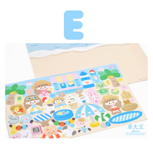 Randloser Molinta-Aufkleberbogen