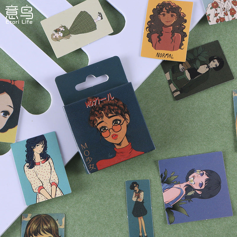 Stickerbox der Serie „Mädchenporträts“