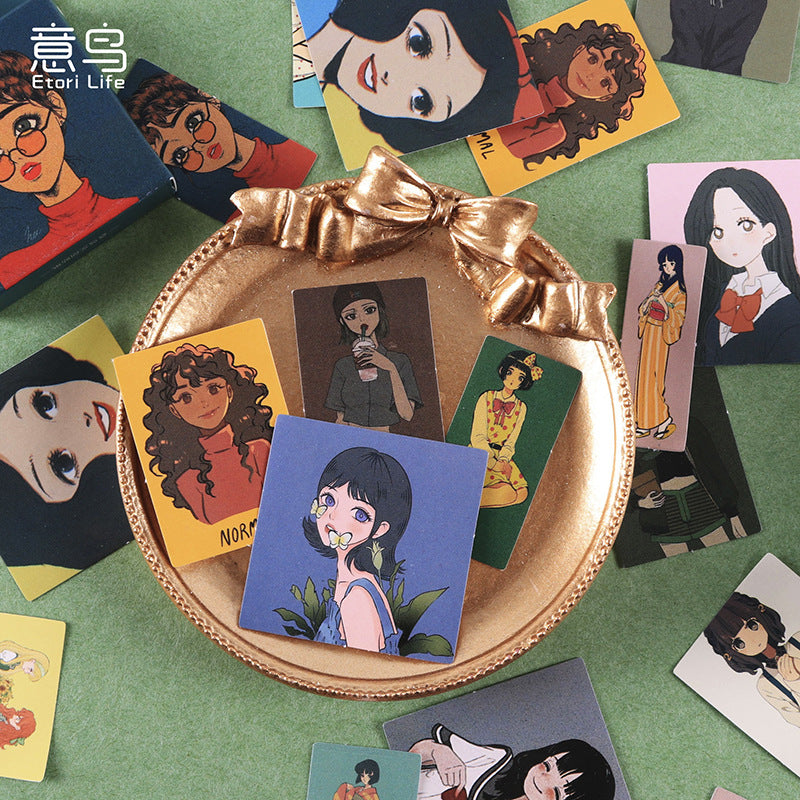 Stickerbox der Serie „Mädchenporträts“