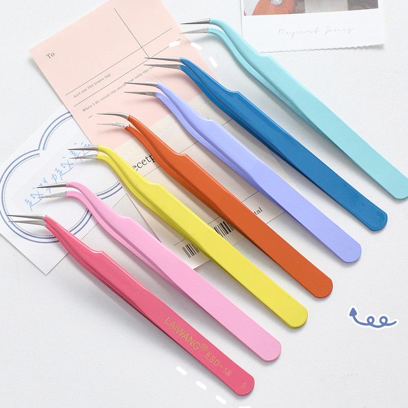 Stainless Steel Tweezers Macarone Color