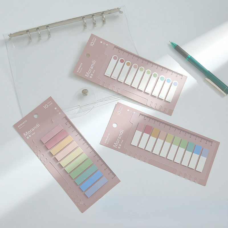 Loose-leaf Index Morandi Color Sticky Notes