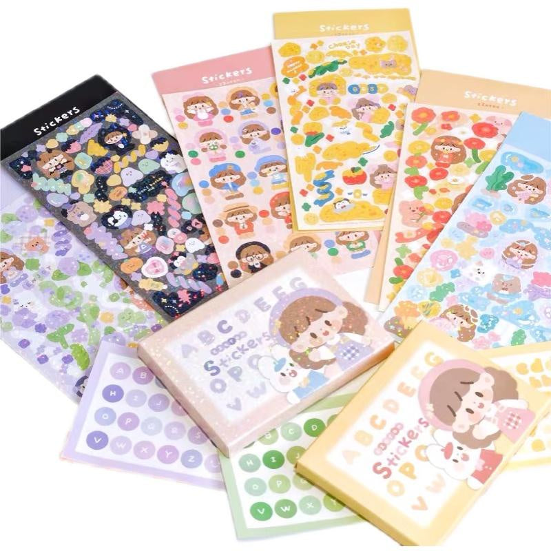 Molinta Edgeless Dairy Toploader Sticker Scrapbooking Deco Stickers