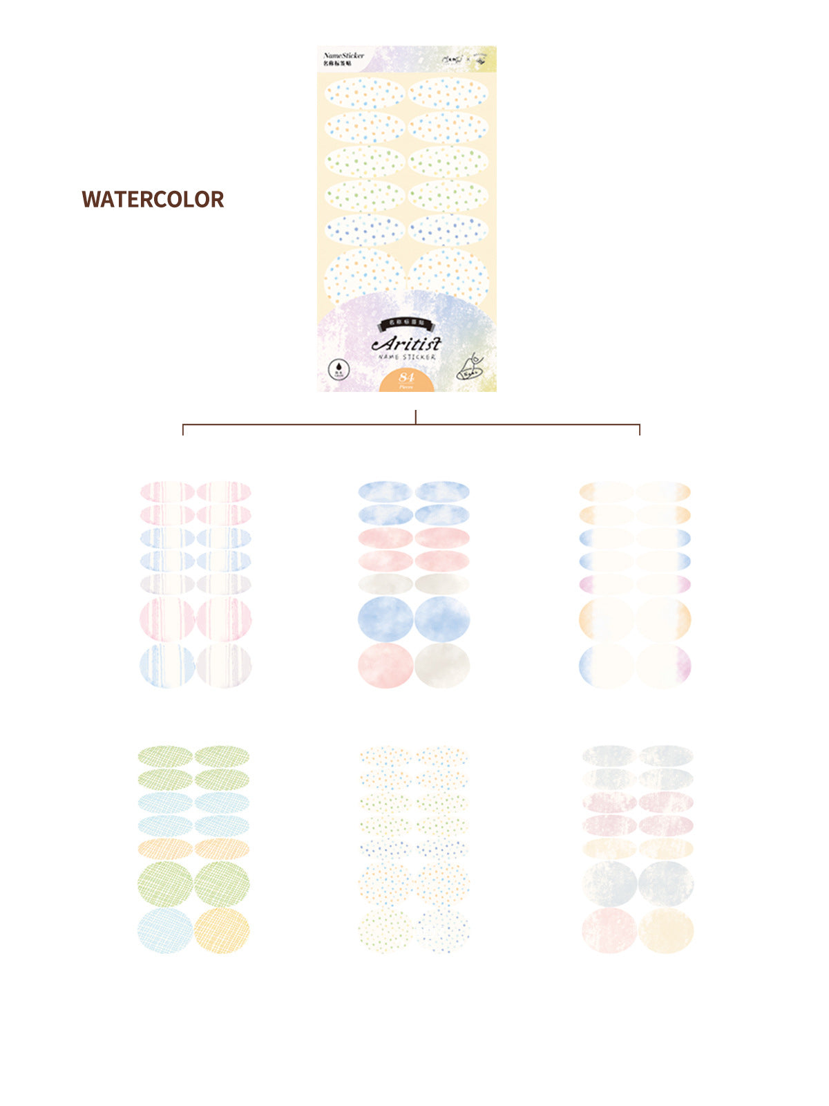 BenzStore Macaroon Waterproof Label Sticker