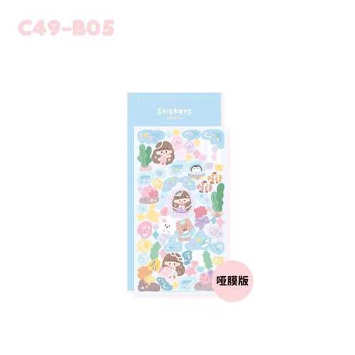 Molinta Edgeless Dairy Toploader Sticker Scrapbooking Deco Stickers