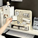 Multi-functional Pegboard Desk Organizer