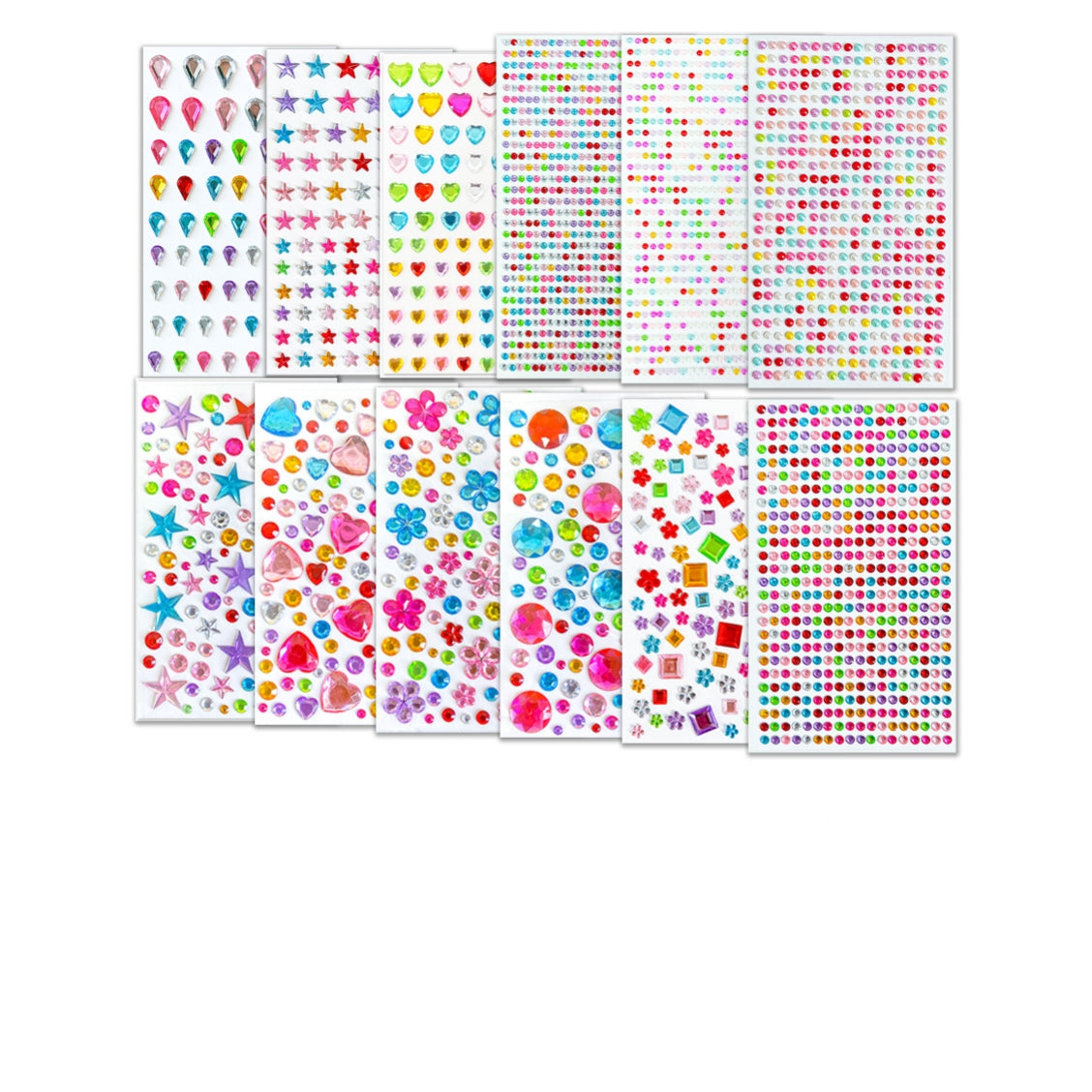 Heart Deco 3D Sticker Sheet Set