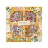 100 Pcs Vintage Garden Sticker Set