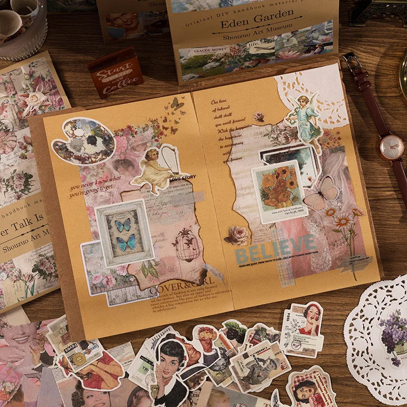 800pcs Vintage Journaling Set Vol.2