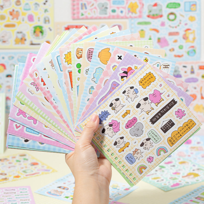 2000 pcs Cuties Diary Sticker Book