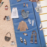 Embroidery Style Retro Sticker Book