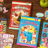 Retro Grocery Store Sticker Book