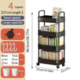 Mobile Trolley Multifunctional Organizer