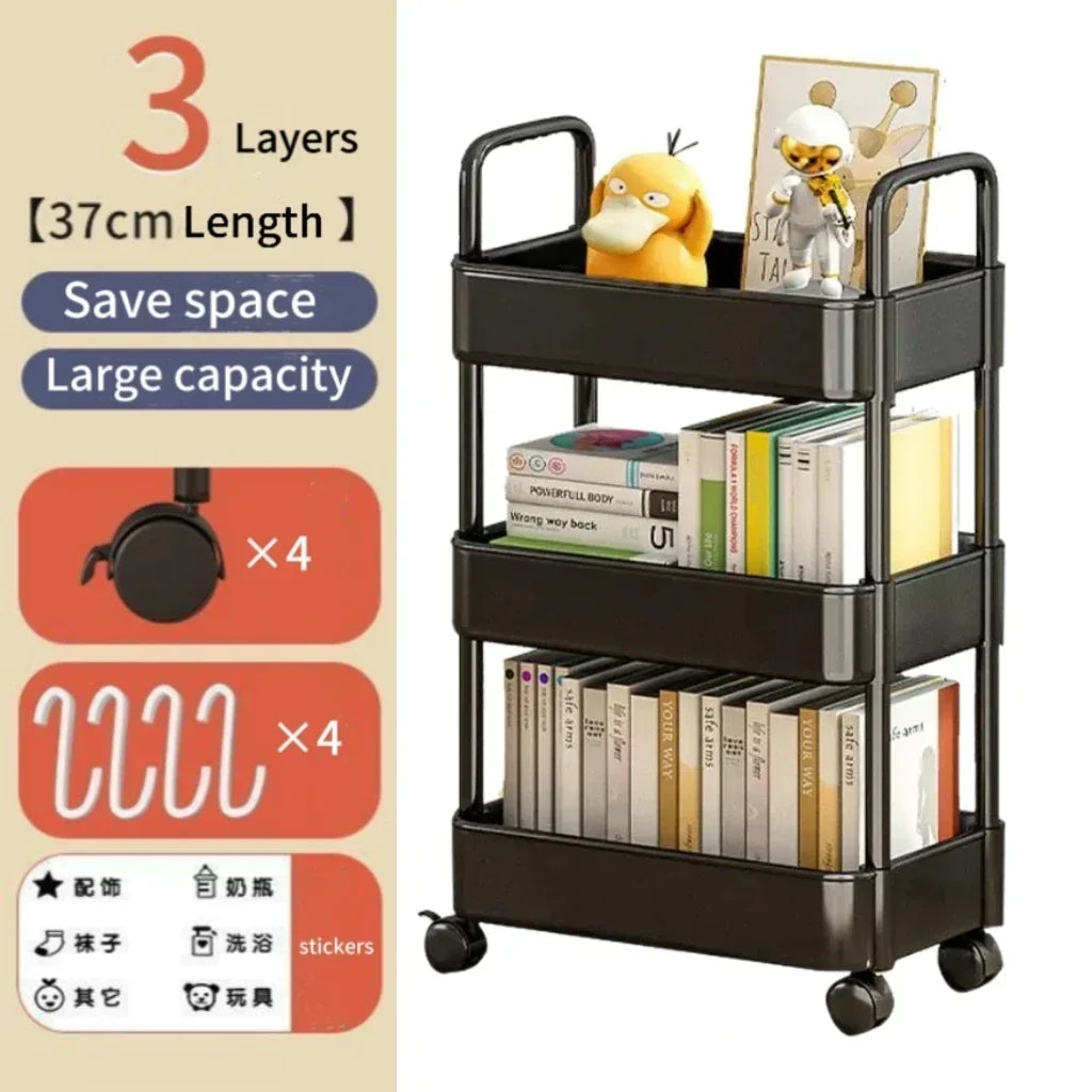 Mobile Trolley Multifunctional Organizer