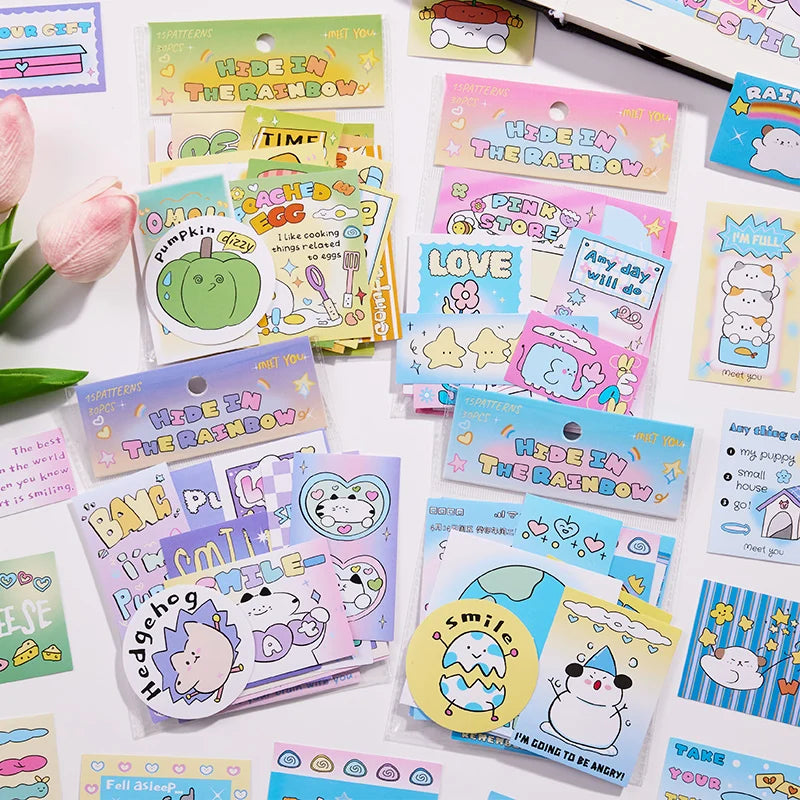 Hide In The Rainbow Sticker Bag – ReJoyceStore