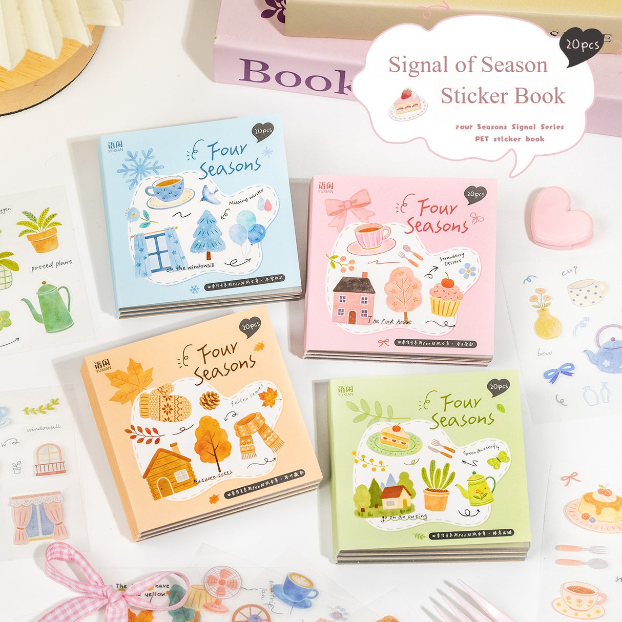 Signal of Seasons Sticker Book Series