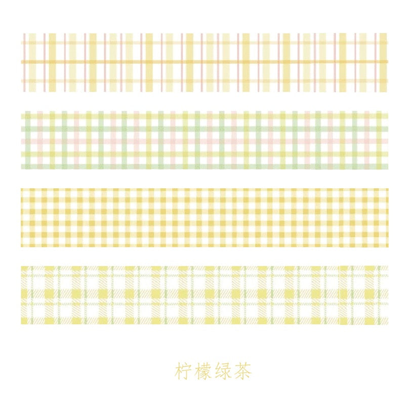 4 Rolls Aesthetic Washi Tape Set