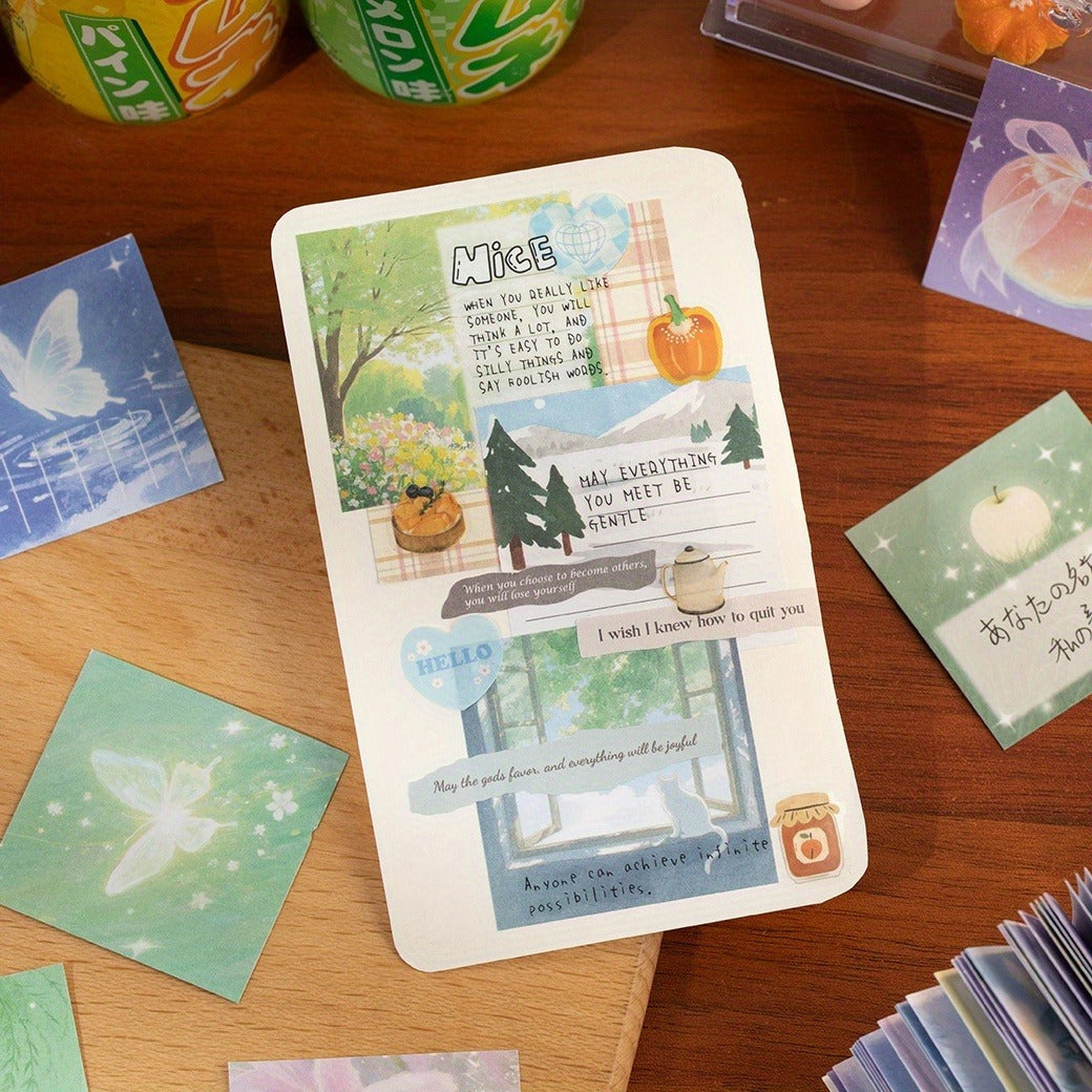 Artistic Expression Notepad Stickers