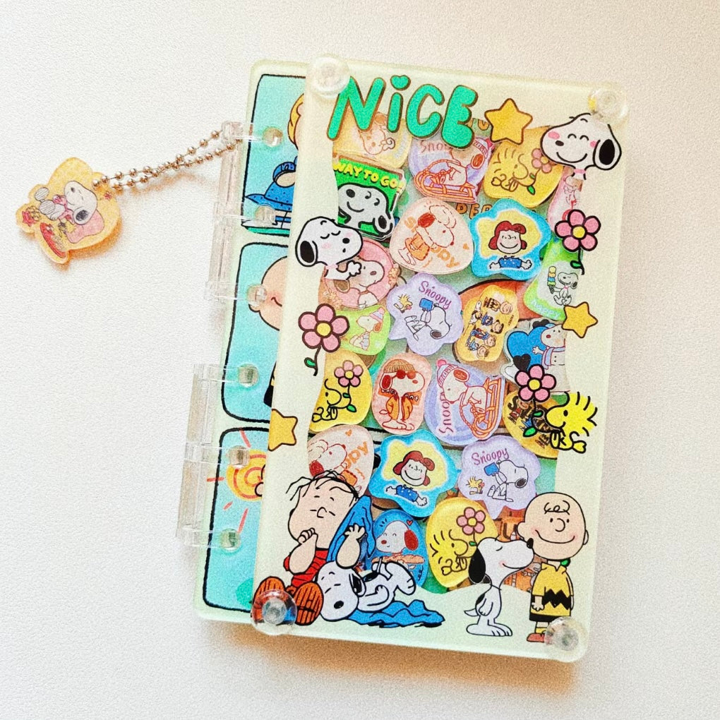 3D Snoopy Loose Leaf Notebook