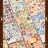 30 Pages Baroque Rococo Style Sticker Book