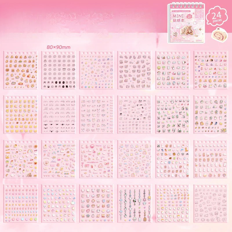 1500pcs Mini Deco Sticker Book