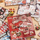 Embroidery Style Retro Sticker Book