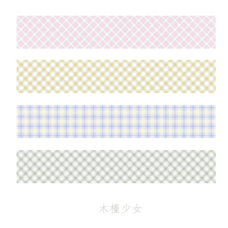 4 Rolls Aesthetic Washi Tape Set
