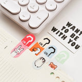 Question mark reminder stickers