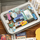 Retro Grocery Store Sticker Book