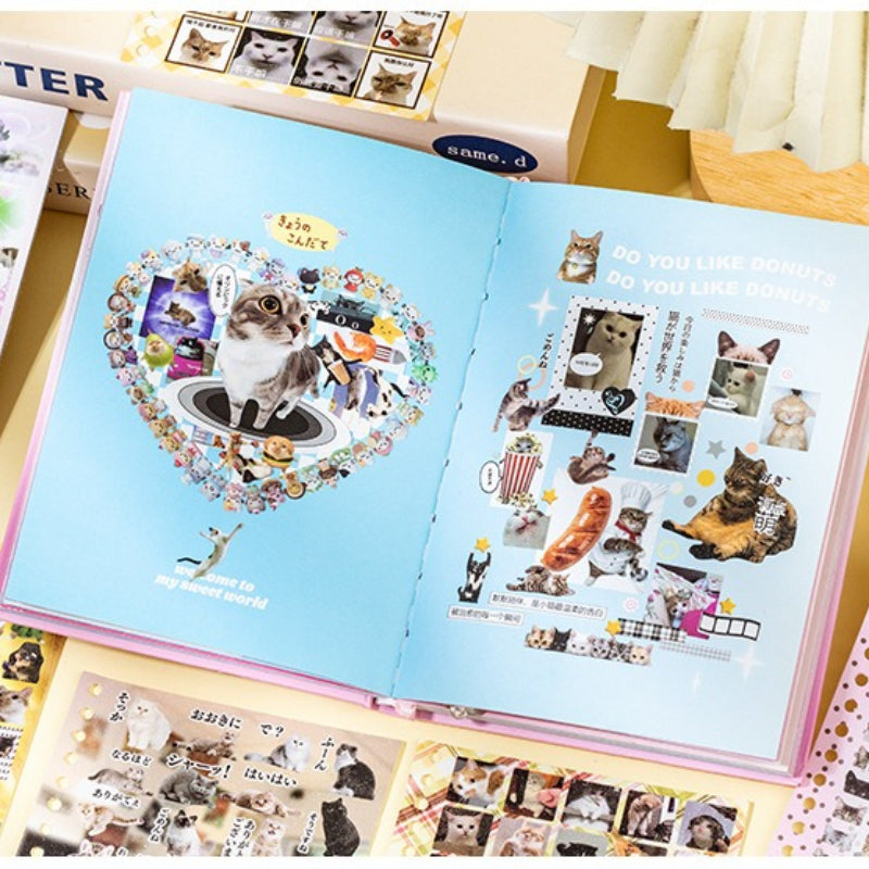 1500pcs Kitty's Talk Cute Sticker Book