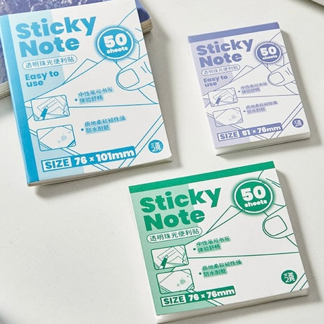 Transparent Sticky Note Set