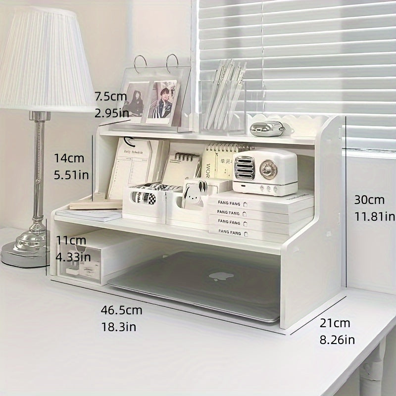 Double Height Desktop Assemblable Shelves