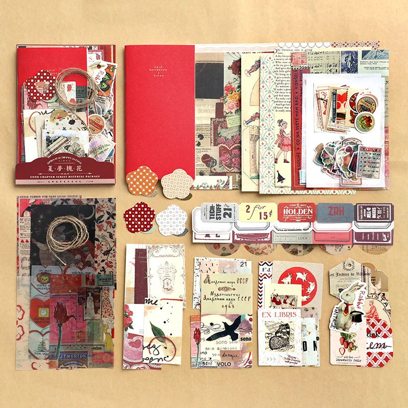 344pcs Vintage Journaling Set Vol.3